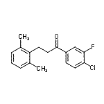 CAS#: 898754-96-6, 1-(4-Chloro-3-fluorophenyl)-3-(2,6-dimethylphenyl)-1-propanone