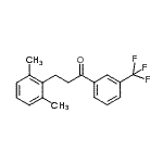 CAS 登录号：898755-06-1， 3-(2,6-二甲基苯基)-1-[3-(三氟甲基)苯基]-1-丙酮