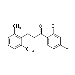 CAS#: 898755-12-9, 1-(2-Chloro-4-fluorophenyl)-3-(2,6-dimethylphenyl)-1-propanone