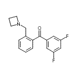 CAS#: 898755-35-6, [2-(1-Azetidinylmethyl)phenyl](3,5-difluorophenyl)methanone