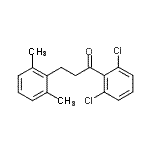 CAS#: 898755-37-8, 1-(2,6-Dichlorophenyl)-3-(2,6-dimethylphenyl)-1-propanone