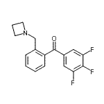 CAS#: 898755-38-9, [2-(1-Azetidinylmethyl)phenyl](3,4,5-trifluorophenyl)methanone