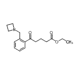 CAS#: 898755-56-1, Ethyl 5-[2-(1-azetidinylmethyl)phenyl]-5-oxopentanoate