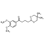 CAS#: 898756-16-6, 1-(3,4-Dimethoxyphenyl)-4-(5,5-dimethyl-1,3-dioxan-2-yl)-1-butanone