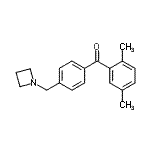 CAS#: 898756-64-4, [4-(1-Azetidinylmethyl)phenyl](2,5-dimethylphenyl)methanone