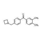 CAS#: 898756-69-9, [4-(1-Azetidinylmethyl)phenyl](3,4-dimethylphenyl)methanone