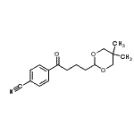CAS#: 898756-76-8, 4-[4-(5,5-Dimethyl-1,3-dioxan-2-yl)butanoyl]benzonitrile
