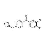 CAS#: 898756-77-9, [4-(1-Azetidinylmethyl)phenyl](3-chloro-4-fluorophenyl)methanone