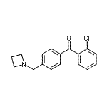 CAS#: 898756-79-1, [4-(1-Azetidinylmethyl)phenyl](2-chlorophenyl)methanone