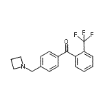 CAS#: 898756-82-6, [4-(1-Azetidinylmethyl)phenyl][2-(trifluoromethyl)phenyl]methanone