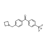 CAS#: 898756-86-0, [4-(1-Azetidinylmethyl)phenyl][4-(trifluoromethyl)phenyl]methanone