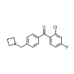 CAS#: 898756-89-3, [4-(1-Azetidinylmethyl)phenyl](2-chloro-4-fluorophenyl)methanone