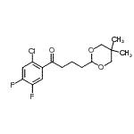 CAS#: 898757-32-9, 1-(2-Chloro-4,5-difluorophenyl)-4-(5,5-dimethyl-1,3-dioxan-2-yl)-1-butanone