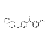 CAS#: 898757-43-2, [4-(1,4-Dioxa-8-azaspiro[4.5]dec-8-ylmethyl)phenyl](3-methylphenyl)methanone