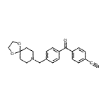 CAS#: 898757-64-7, 4-[4-(1,4-Dioxa-8-azaspiro[4.5]dec-8-ylmethyl)benzoyl]benzonitrile