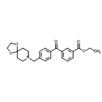 CAS#: 898757-68-1, Ethyl 3-[4-(1,4-dioxa-8-azaspiro[4.5]dec-8-ylmethyl)benzoyl]benzoate