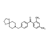 CAS#: 898757-90-9, (2,4-Dimethylphenyl)[4-(1,4-dioxa-8-azaspiro[4.5]dec-8-ylmethyl)phenyl]methanone