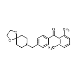 CAS#: 898757-94-3, (2,6-Dimethylphenyl)[4-(1,4-dioxa-8-azaspiro[4.5]dec-8-ylmethyl)phenyl]methanone