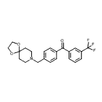 CAS#: 898758-12-8, [4-(1,4-Dioxa-8-azaspiro[4.5]dec-8-ylmethyl)phenyl][3-(trifluoromethyl)phenyl]methanone
