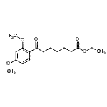 CAS#: 898758-20-8, Ethyl 7-(2,4-dimethoxyphenyl)-7-oxoheptanoate