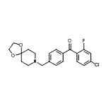 CAS#: 898758-25-3, (4-Chloro-2-fluorophenyl)[4-(1,4-dioxa-8-azaspiro[4.5]dec-8-ylmethyl)phenyl]methanone