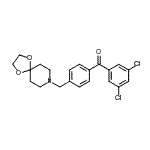 CAS#: 898758-40-2, (3,5-Dichlorophenyl)[4-(1,4-dioxa-8-azaspiro[4.5]dec-8-ylmethyl)phenyl]methanone