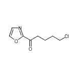 CAS#: 898758-80-0, 5-Chloro-1-(1,3-oxazol-2-yl)-1-pentanone