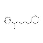 CAS#: 898759-10-9, 5-Cyclohexyl-1-(1,3-oxazol-2-yl)-1-pentanone