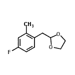 CAS#: 898759-57-4, 2-(4-Fluoro-2-methylbenzyl)-1,3-dioxolane