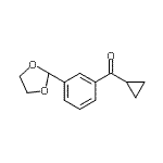 CAS#: 898759-72-3, Cyclopropyl[3-(1,3-dioxolan-2-yl)phenyl]methanone