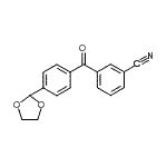 CAS#: 898759-94-9, 3-[4-(1,3-Dioxolan-2-yl)benzoyl]benzonitrile