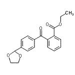 CAS#: 898759-97-2, Ethyl 2-[4-(1,3-dioxolan-2-yl)benzoyl]benzoate