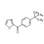 CAS#: 898760-03-7, [4-(2-Methyl-2-propanyl)phenyl](1,3-oxazol-2-yl)methanone