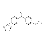 CAS#: 898760-04-8, [4-(1,3-Dioxolan-2-yl)phenyl][4-(methylsulfanyl)phenyl]methanone