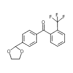 CAS#: 898760-49-1, [4-(1,3-Dioxolan-2-yl)phenyl][2-(trifluoromethyl)phenyl]methanone