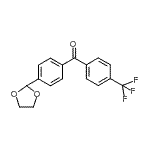 CAS#: 898760-55-9, [4-(1,3-Dioxolan-2-yl)phenyl][4-(trifluoromethyl)phenyl]methanone