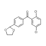 CAS#: 898760-70-8, (2,5-Dichlorophenyl)[4-(1,3-dioxolan-2-yl)phenyl]methanone
