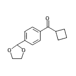 CAS#: 898760-86-6, Cyclobutyl[4-(1,3-dioxolan-2-yl)phenyl]methanone