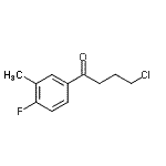 CAS 登录号：898761-04-1， 4-氯-1-(4-氟-3-甲基苯基)-1-丁酮