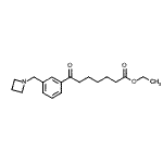 CAS#: 898761-17-6, Ethyl 7-[3-(1-azetidinylmethyl)phenyl]-7-oxoheptanoate