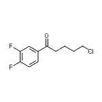 CAS#: 898761-51-8, 5-Chloro-1-(3,4-difluorophenyl)-1-pentanone