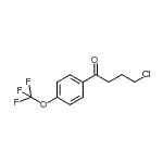 CAS#: 898761-60-9, 4-Chloro-1-[4-(trifluoromethoxy)phenyl]-1-butanone