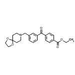 CAS#: 898761-62-1, Ethyl 4-[3-(1,4-dioxa-8-azaspiro[4.5]dec-8-ylmethyl)benzoyl]benzoate
