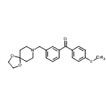 CAS#: 898761-67-6, [3-(1,4-Dioxa-8-azaspiro[4.5]dec-8-ylmethyl)phenyl][4-(methylsulfanyl)phenyl]methanone