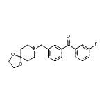 CAS#: 898761-77-8, [3-(1,4-Dioxa-8-azaspiro[4.5]dec-8-ylmethyl)phenyl](3-fluorophenyl)methanone