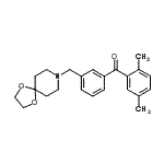 CAS#: 898761-85-8, (2,5-Dimethylphenyl)[3-(1,4-dioxa-8-azaspiro[4.5]dec-8-ylmethyl)phenyl]methanone