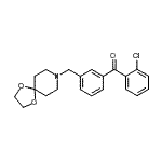 CAS#: 898761-99-4, (2-Chlorophenyl)[3-(1,4-dioxa-8-azaspiro[4.5]dec-8-ylmethyl)phenyl]methanone