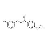 CAS#: 898762-26-0, 3-(3-Chlorophenyl)-1-(4-methoxyphenyl)-1-propanone