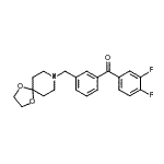 CAS#: 898762-37-3, (3,4-Difluorophenyl)[3-(1,4-dioxa-8-azaspiro[4.5]dec-8-ylmethyl)phenyl]methanone