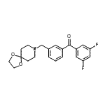 CAS#: 898762-40-8, (3,5-Difluorophenyl)[3-(1,4-dioxa-8-azaspiro[4.5]dec-8-ylmethyl)phenyl]methanone